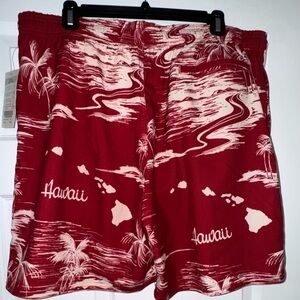 Hawaii Red Men's Shorts